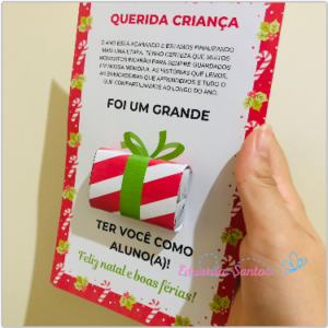 CARTÃO NATALINO PRESENTE