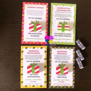 Combo Cartões Natalinos: 4 modelos
