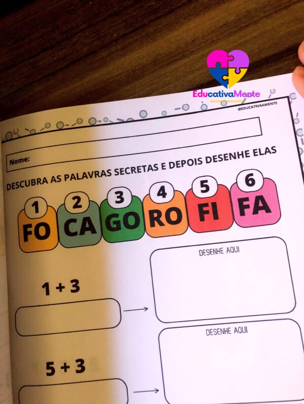 Caderno de Atividades Palavras Secretas - Image 4