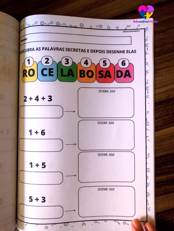 Caderno de Atividades Palavras Secretas - Image 2