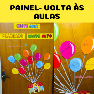 PAINEL DE PORTA - NESTE ANO VOAREMOS MUITO ALTO