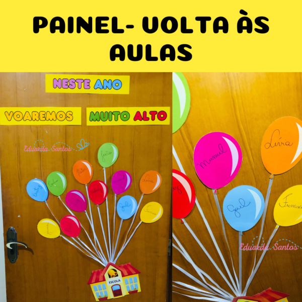 PAINEL DE PORTA - NESTE ANO VOAREMOS MUITO ALTO