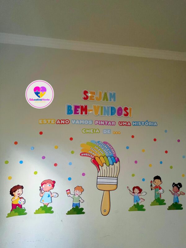 Painel Bem-Vindos: Pintando Novos Começos - Image 4