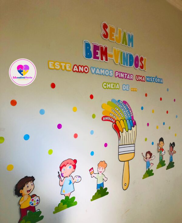 Painel Bem-Vindos: Pintando Novos Começos - Image 5