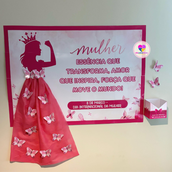 Painel Dia da Mulher – INSPIRAÇÃO & AMOR