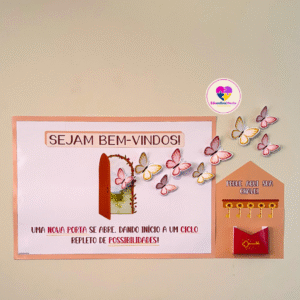 PAINEL BEM-VINDOS - UMA NOVA PORTA SE ABRE