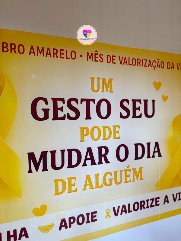 Kit Setembro Amarelo  - Um gesto seu pode mudar o dia de alguém ð - Imagem 2