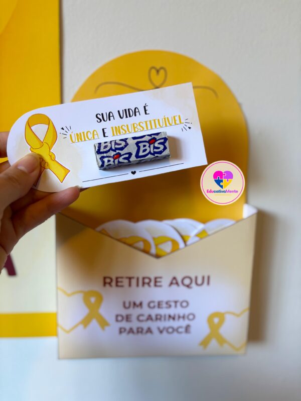 Kit Setembro Amarelo  - Um gesto seu pode mudar o dia de alguém ð - Imagem 6