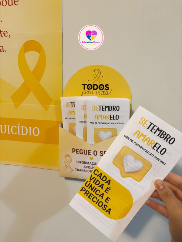 Kit Setembro Amarelo – Prevenção começa com a escuta ð - Imagem 3