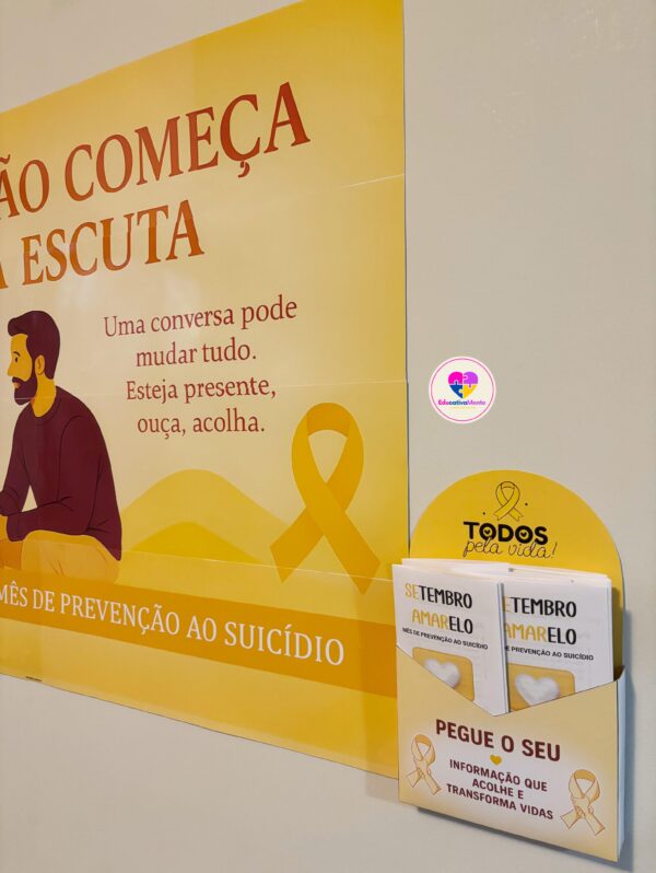 Kit Setembro Amarelo – Prevenção começa com a escuta ð - Imagem 4